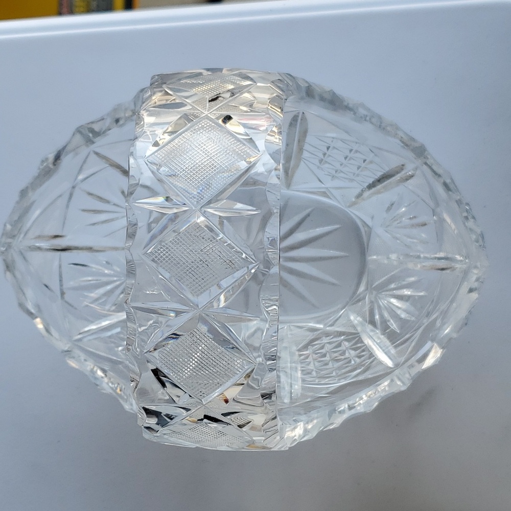 Crystal Glass Basket